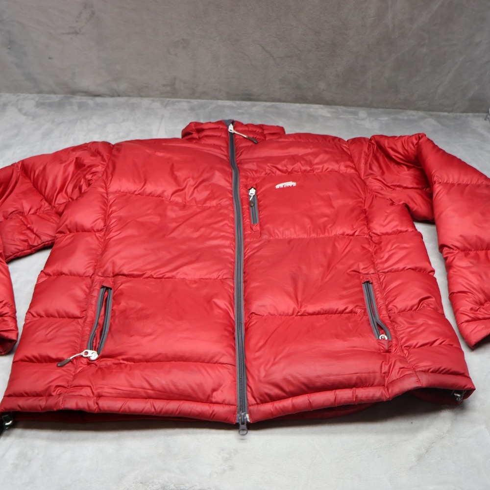 GoLite Down Jacket Mens XXL Red Insulated Full Zip Light Thick Quilted Puffer
